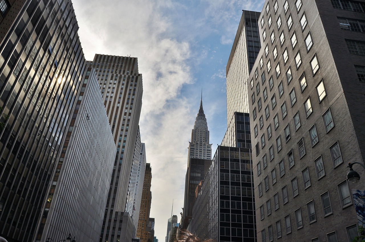 chrysler building manhattan new york free photo