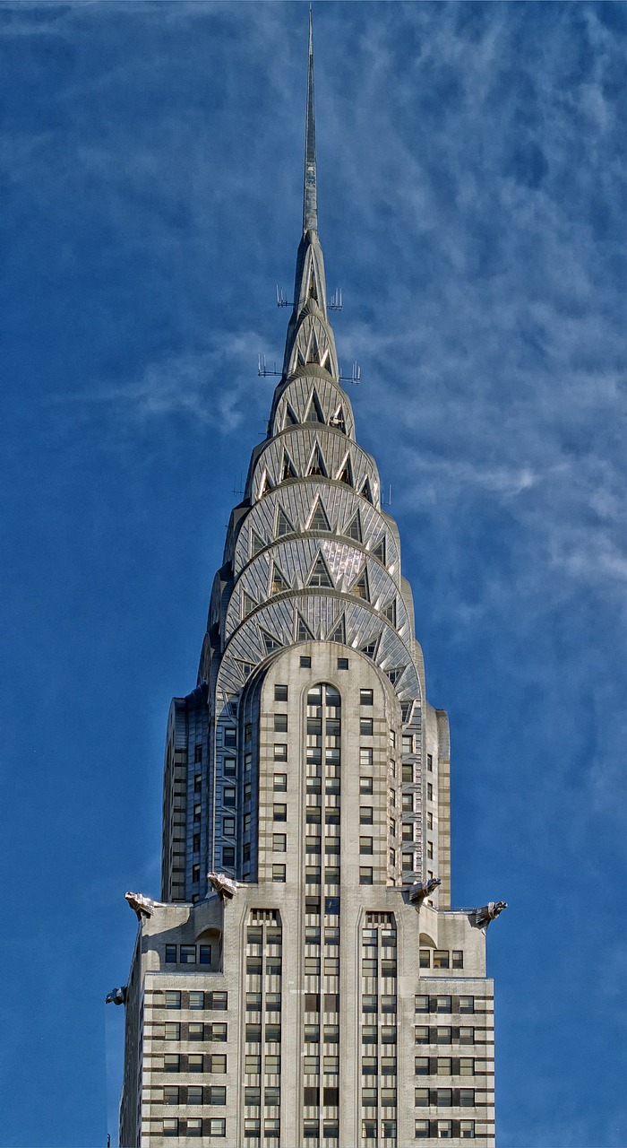 chrysler building new york city skyscraper free photo