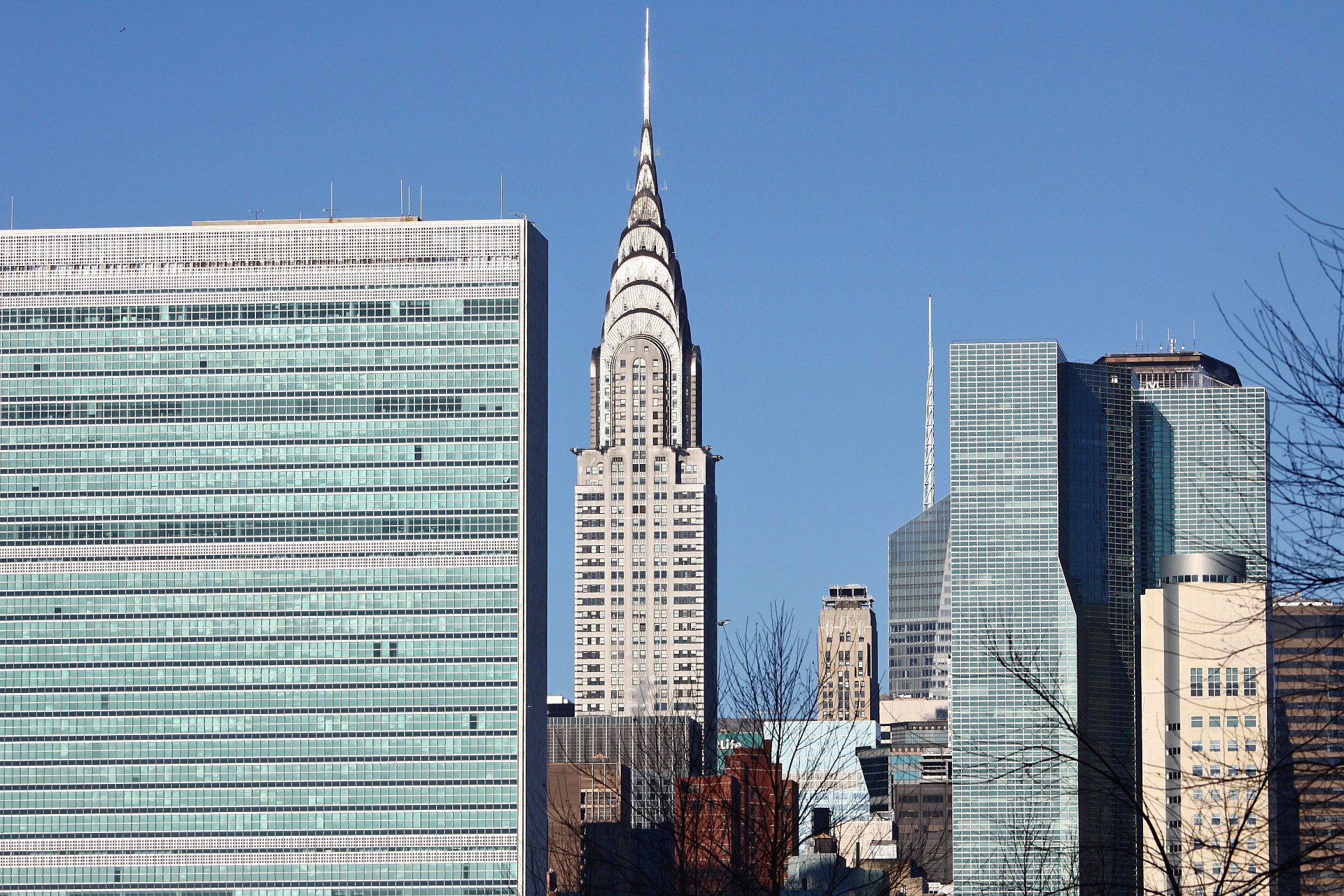 skyline midtown manhattan free photo