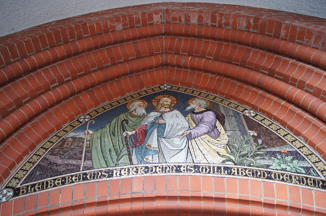 church mosaic believe free photo