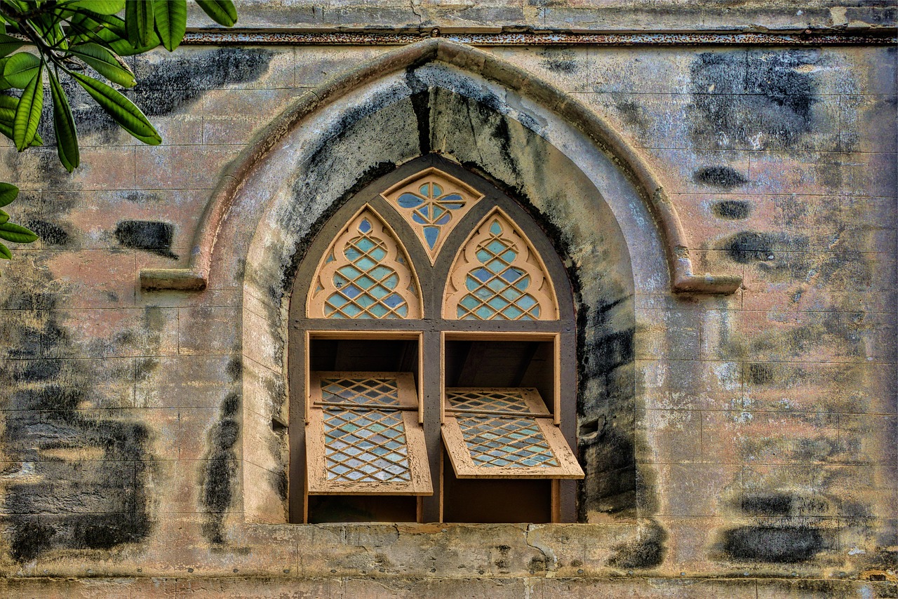 church window barbados free photo