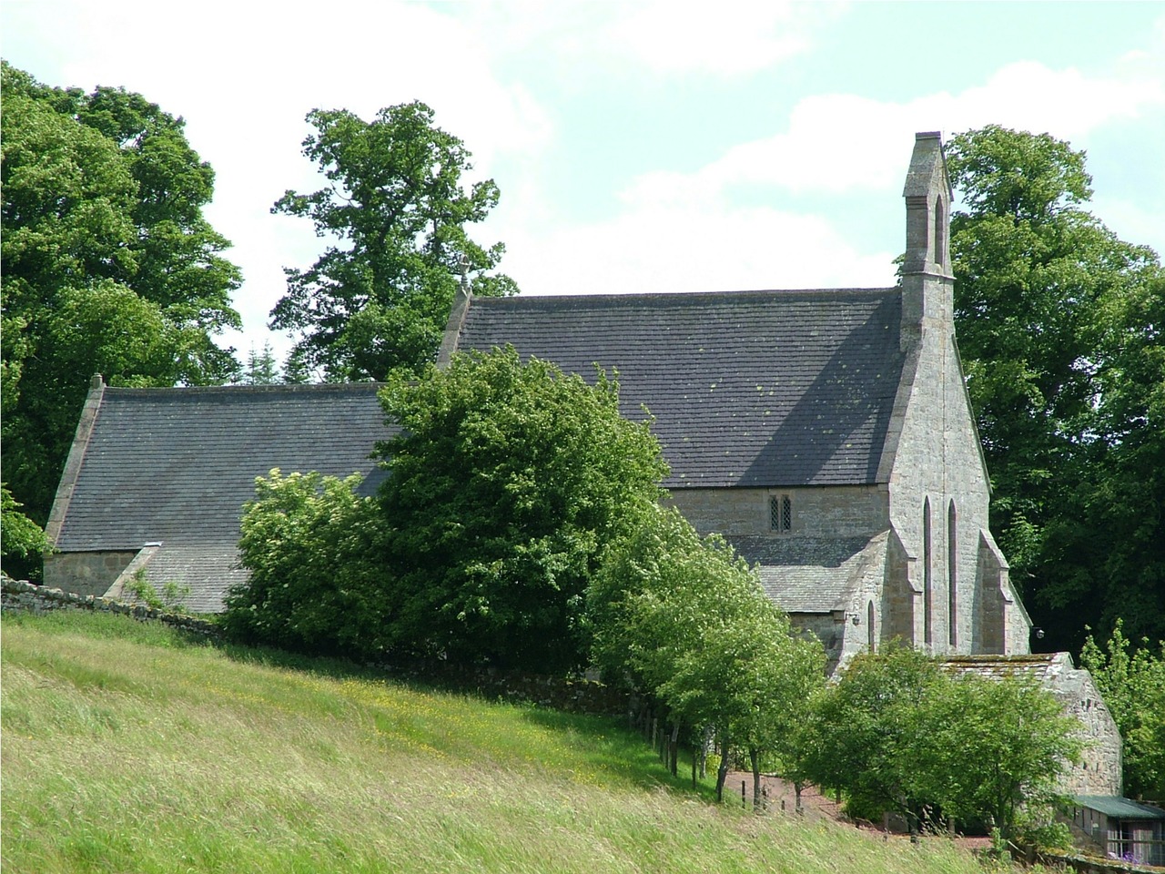 church alwinton northumberland free photo