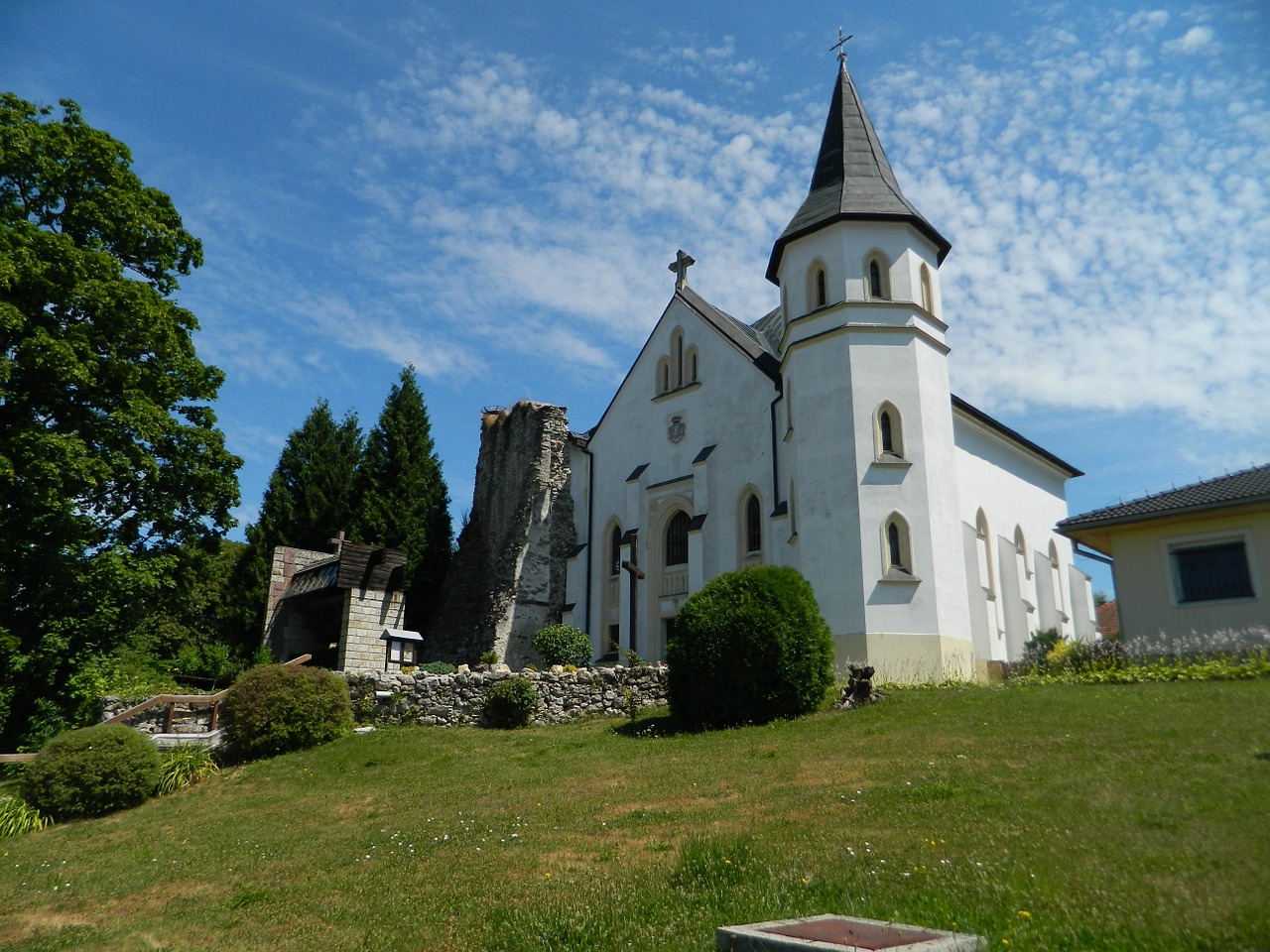 church mosovce tower free photo