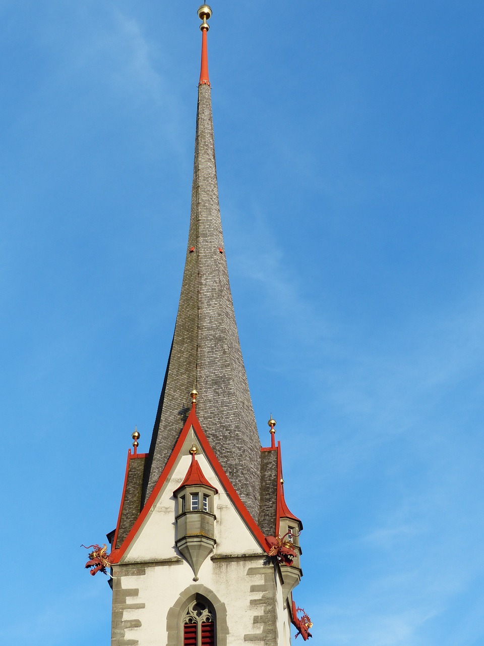 church steeple stone most pure free photo