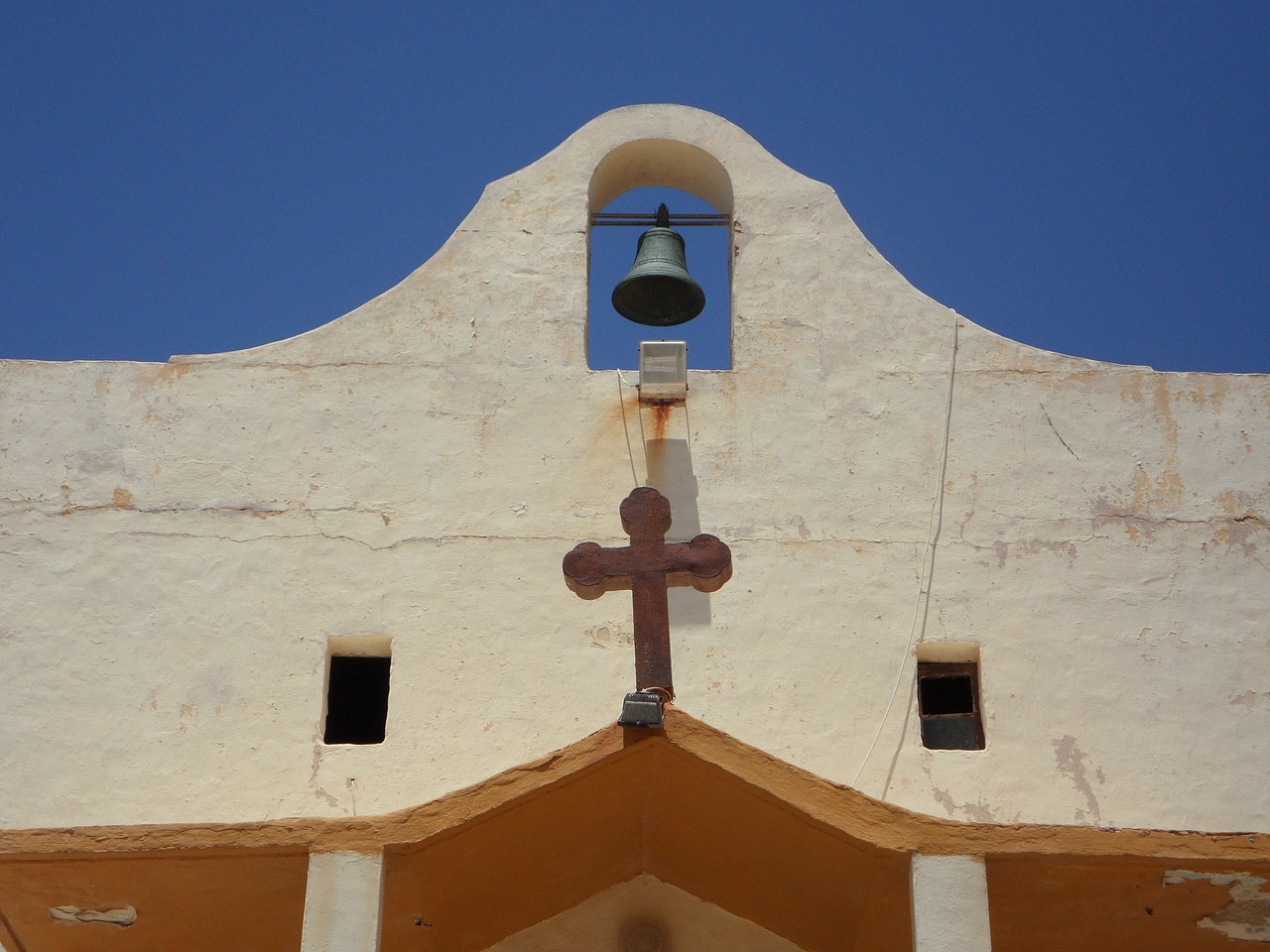 church bell cross free photo