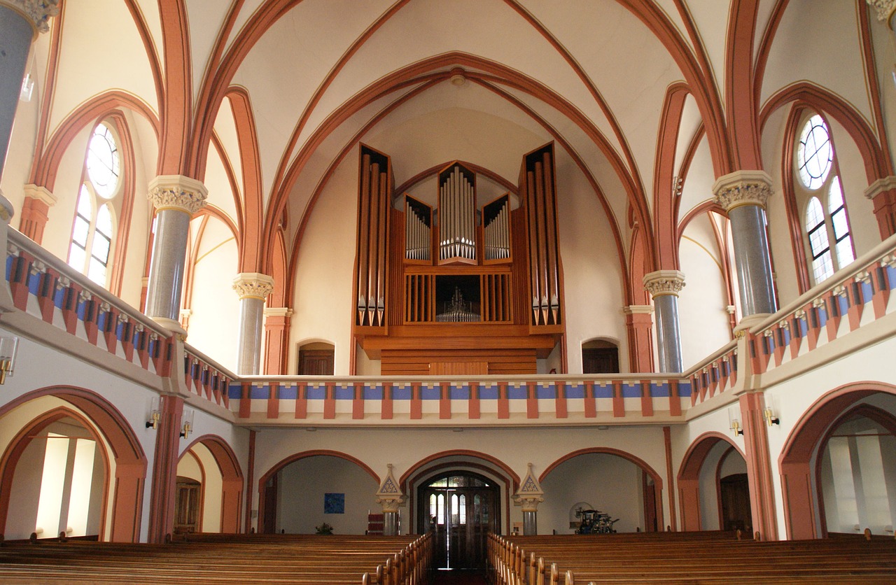 church organ mass free photo