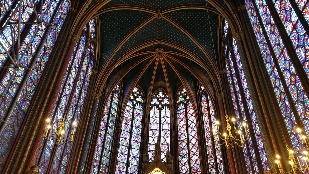 church holy chapel paris free photo