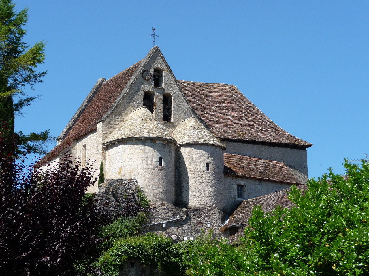 church france romanesque architecture free photo