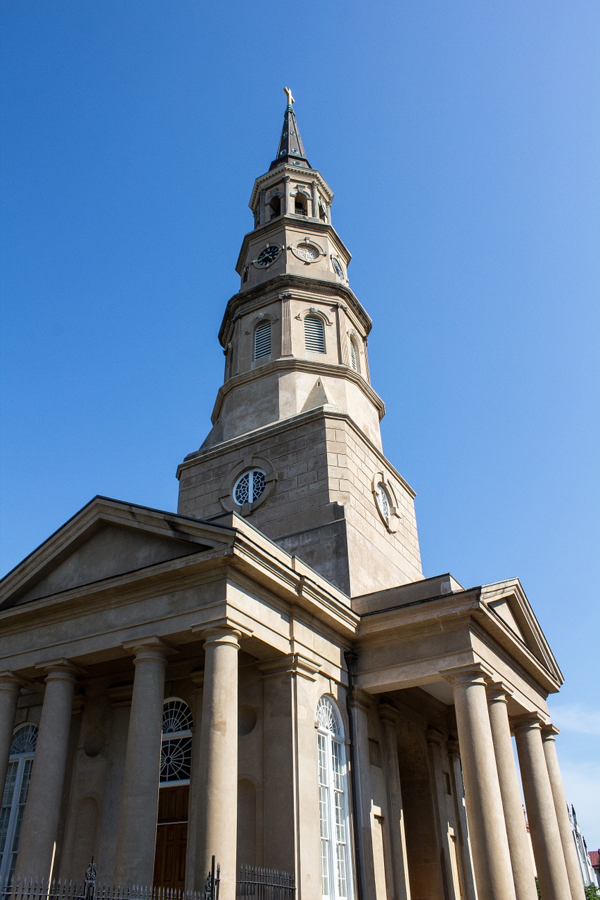 church steeple architecture free photo