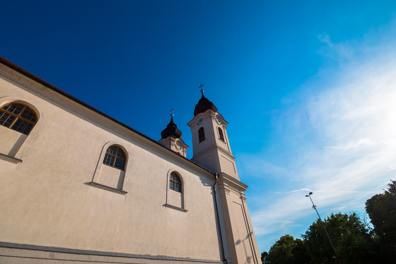 church landscape sky free photo