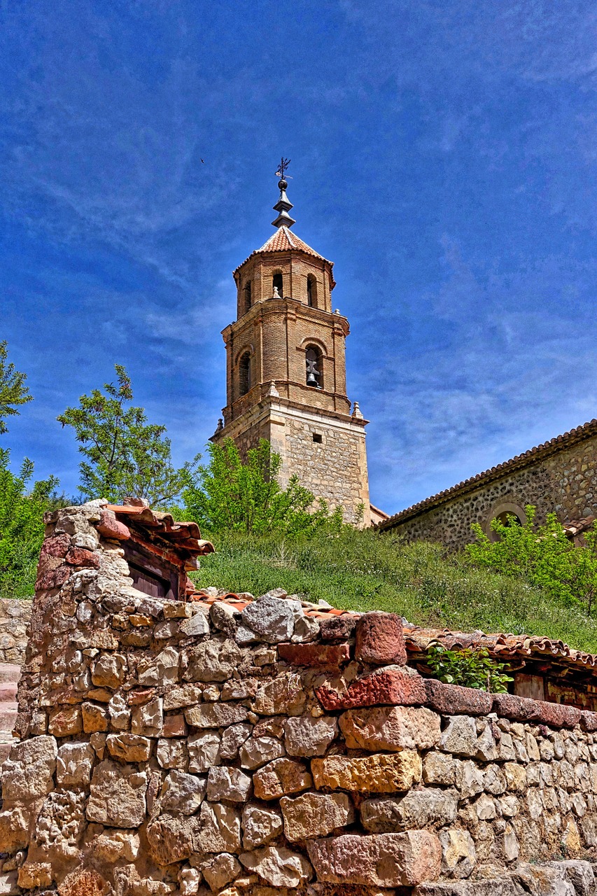 church spire albarracin free photo