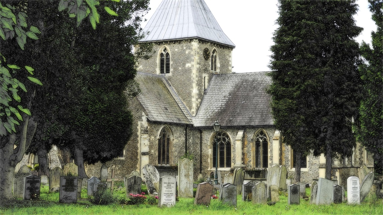 church cemetery religion free photo