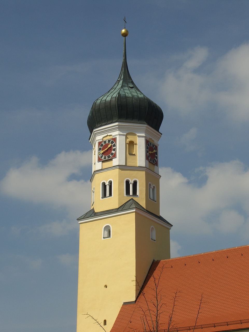 church steeple turnuhr free photo