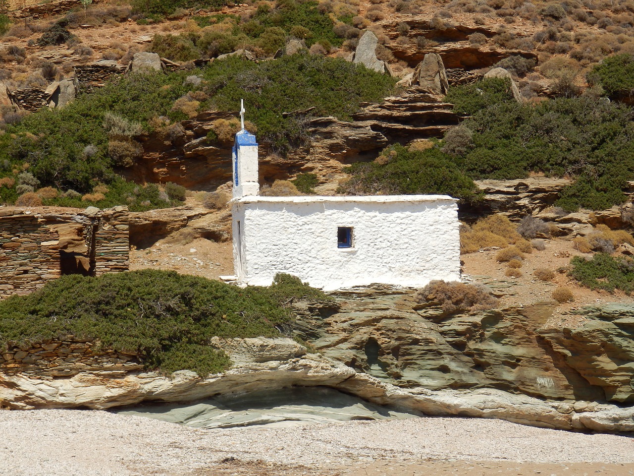 church architecture greek islands free photo