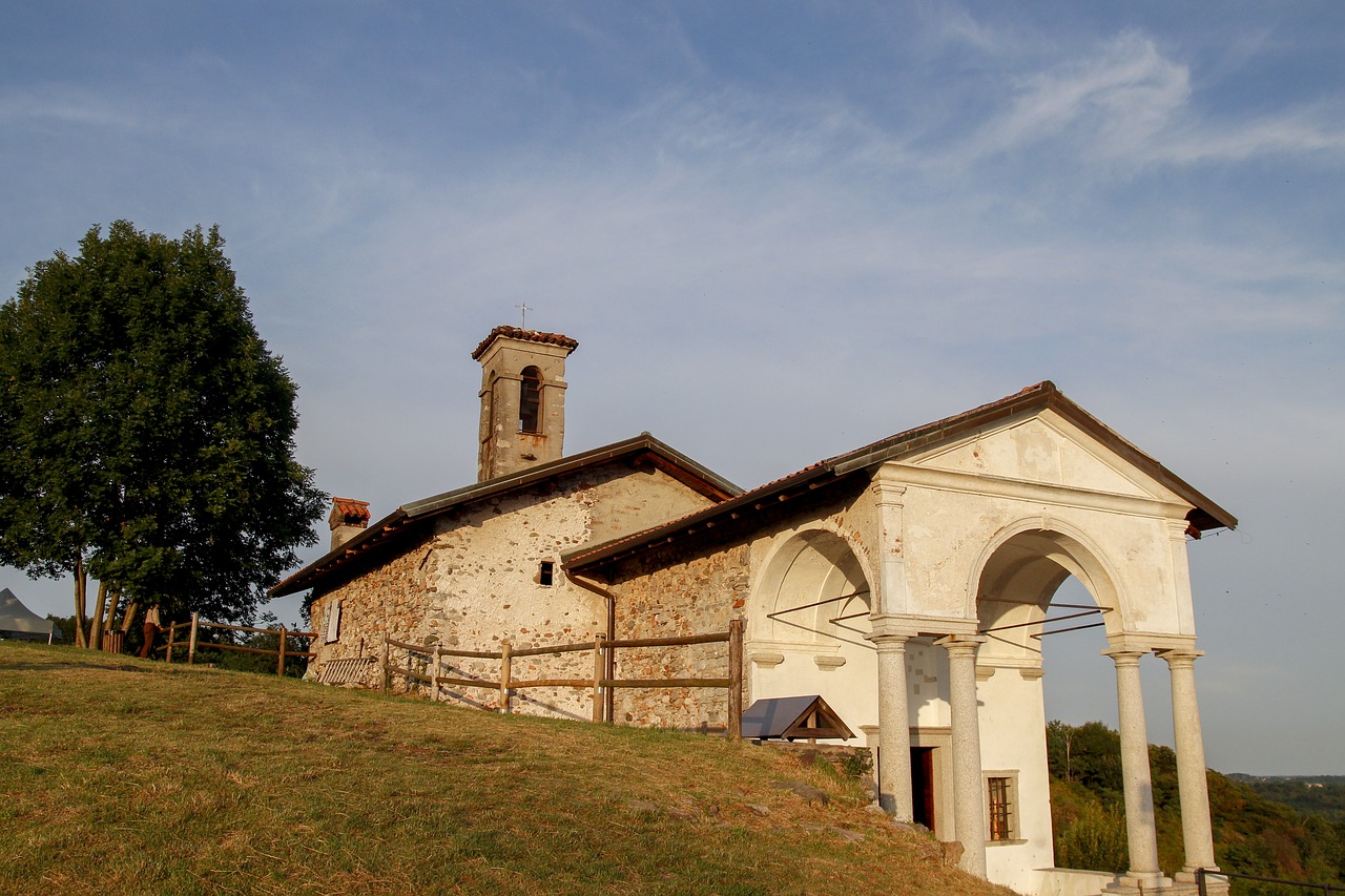 church landscape nature free photo