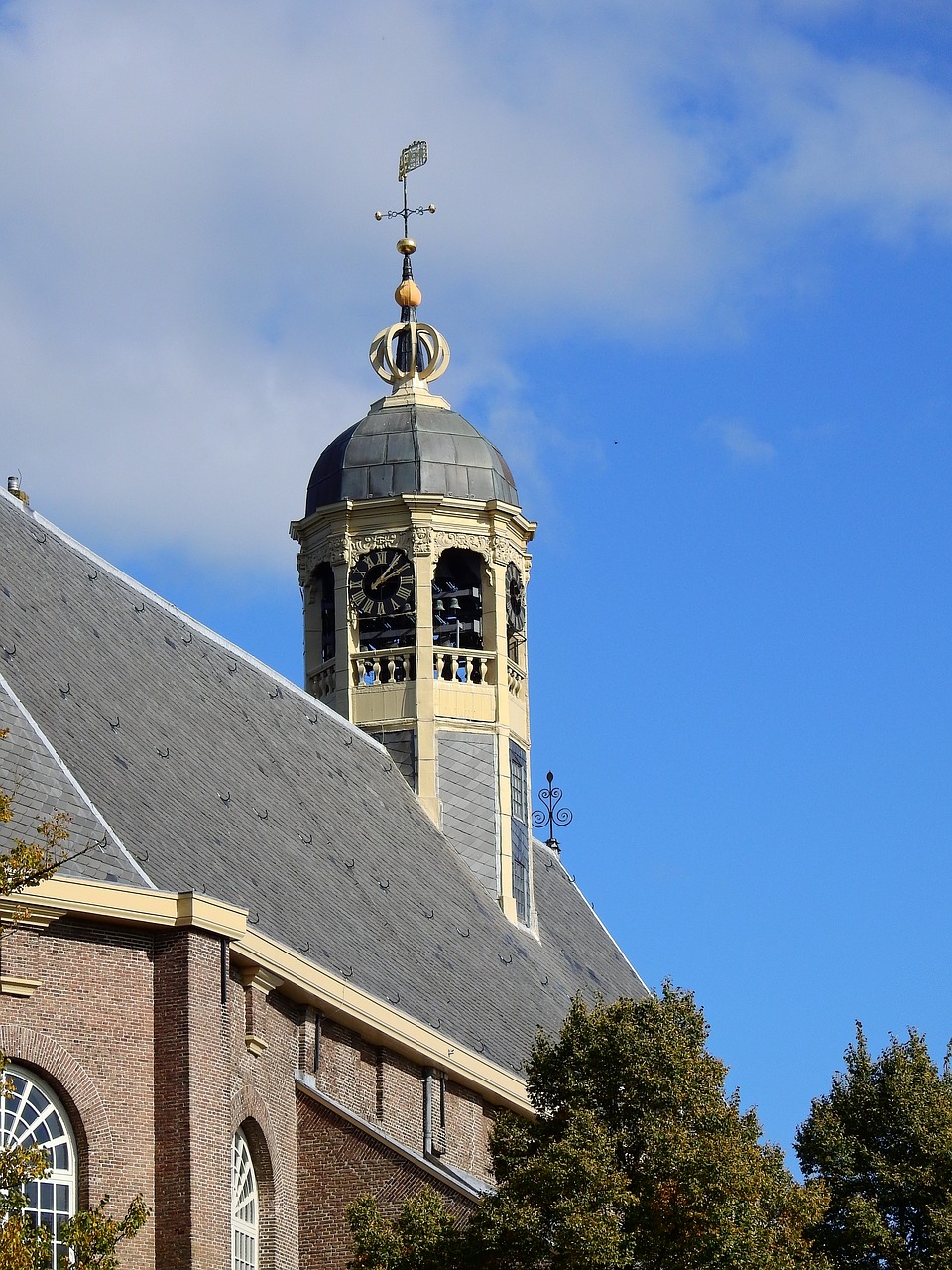 church steeple holland free photo