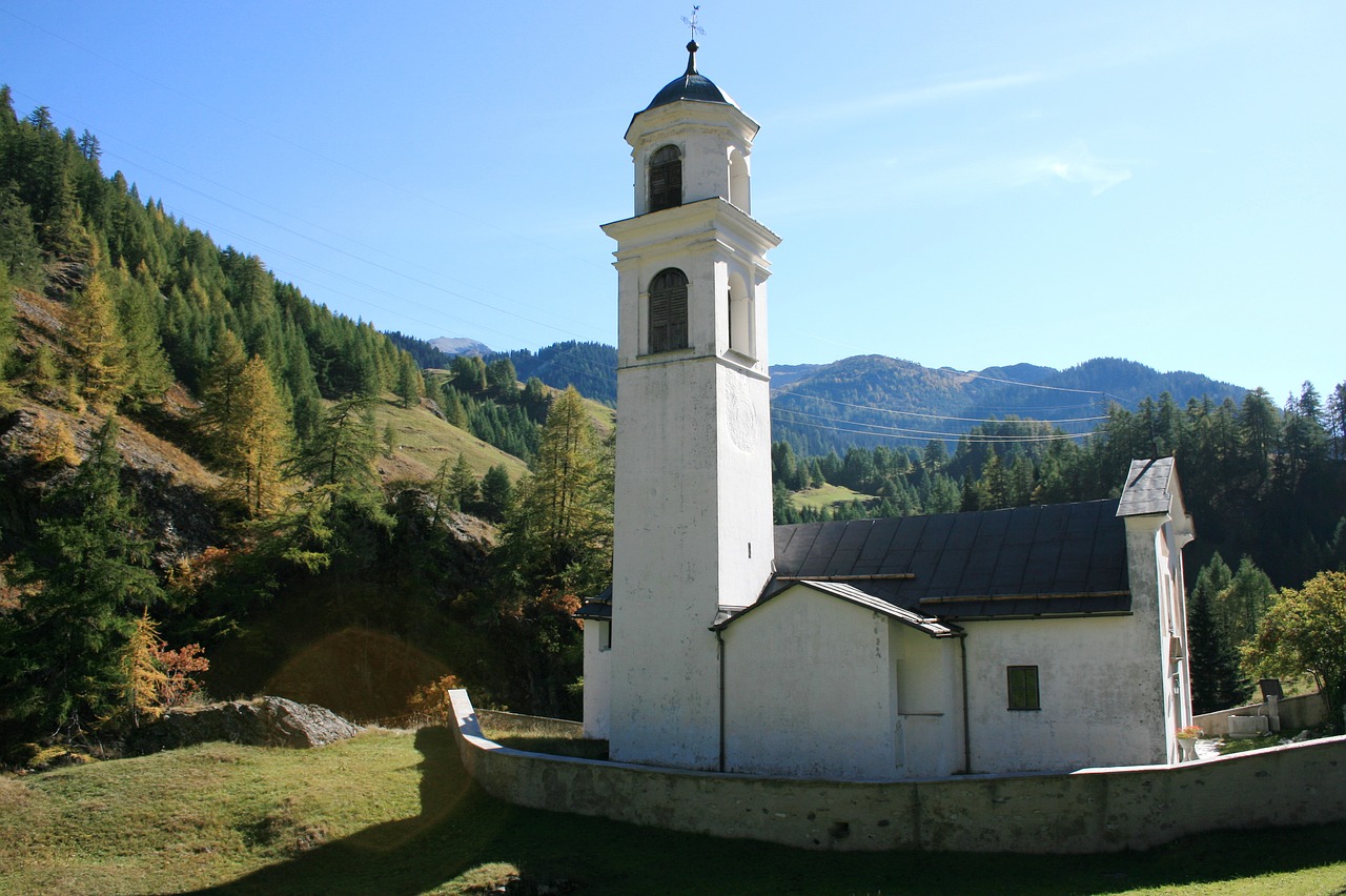 church silvaplana near free photo