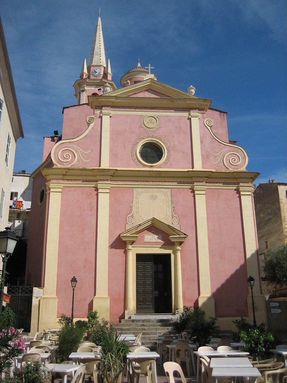 church sainte-marie-majeure corsican free photo