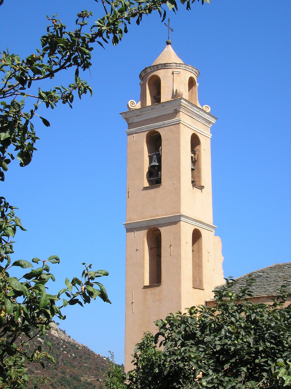church campanile corsican free photo