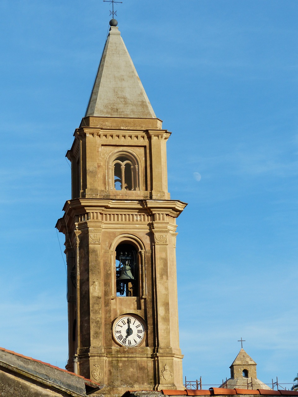 church steeple bell tower free photo