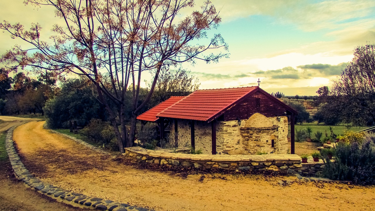 church chapel path free photo