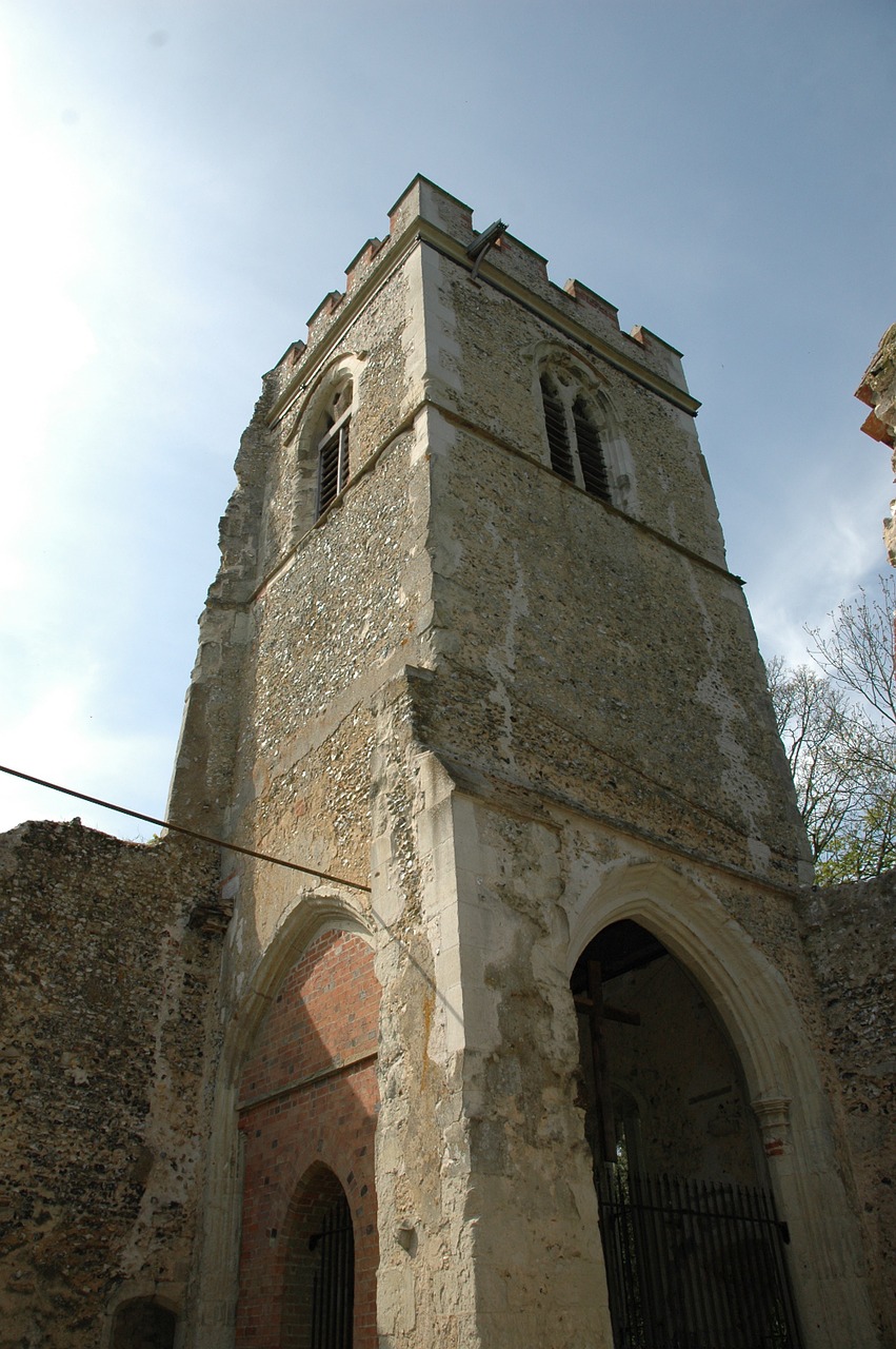 church building tower free photo