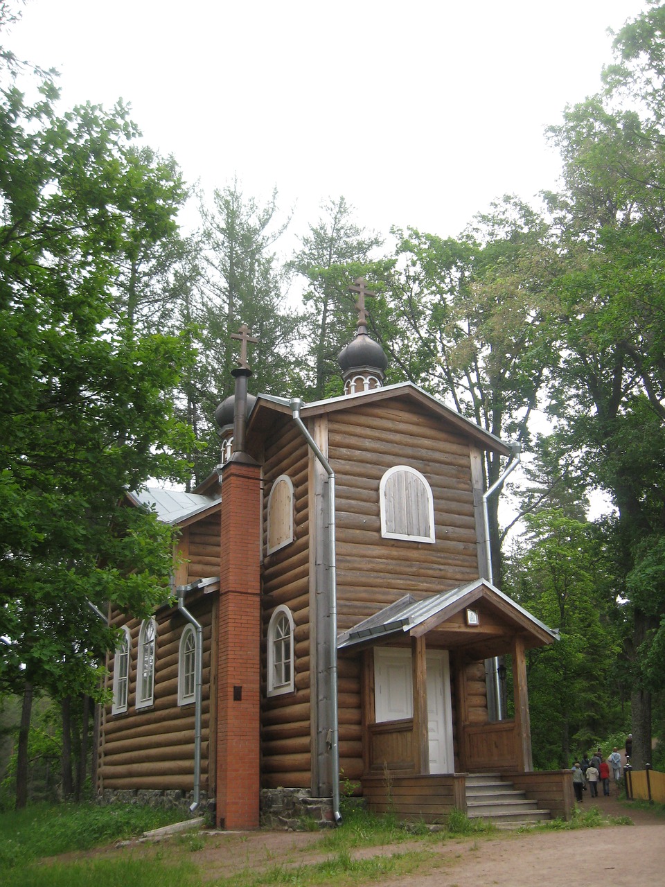 church church in the forest wooden free photo