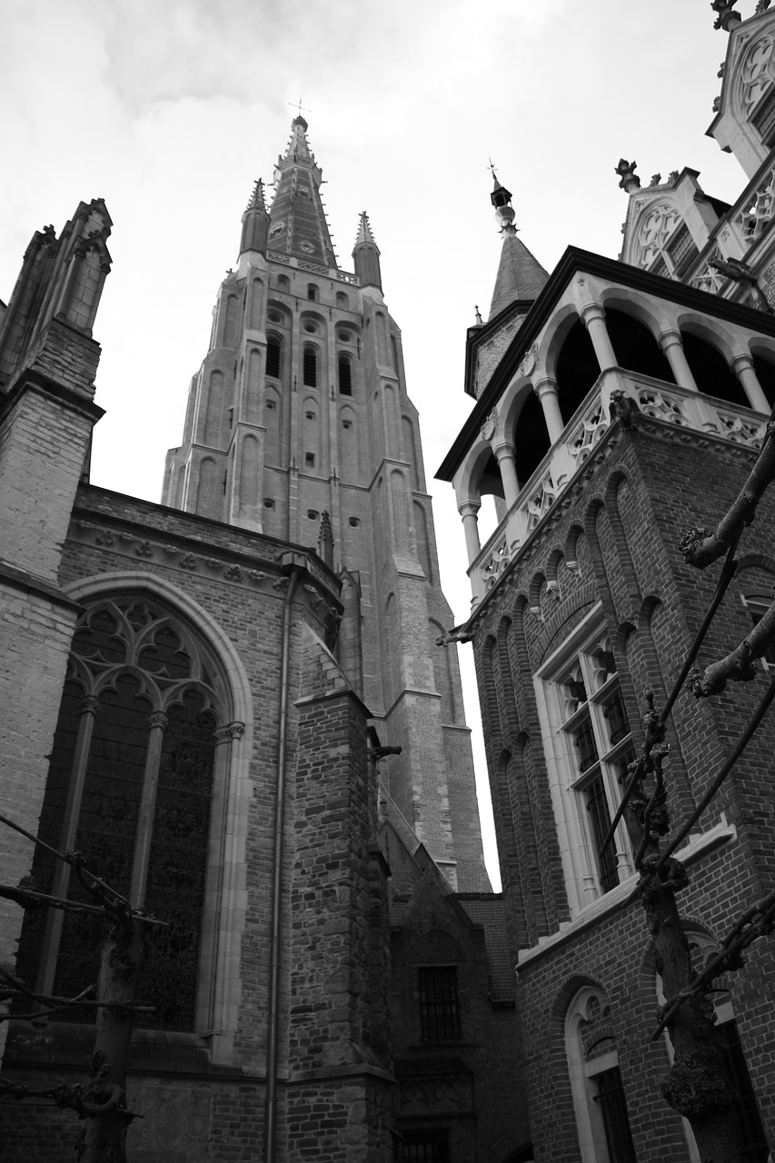 church brugges monument free photo