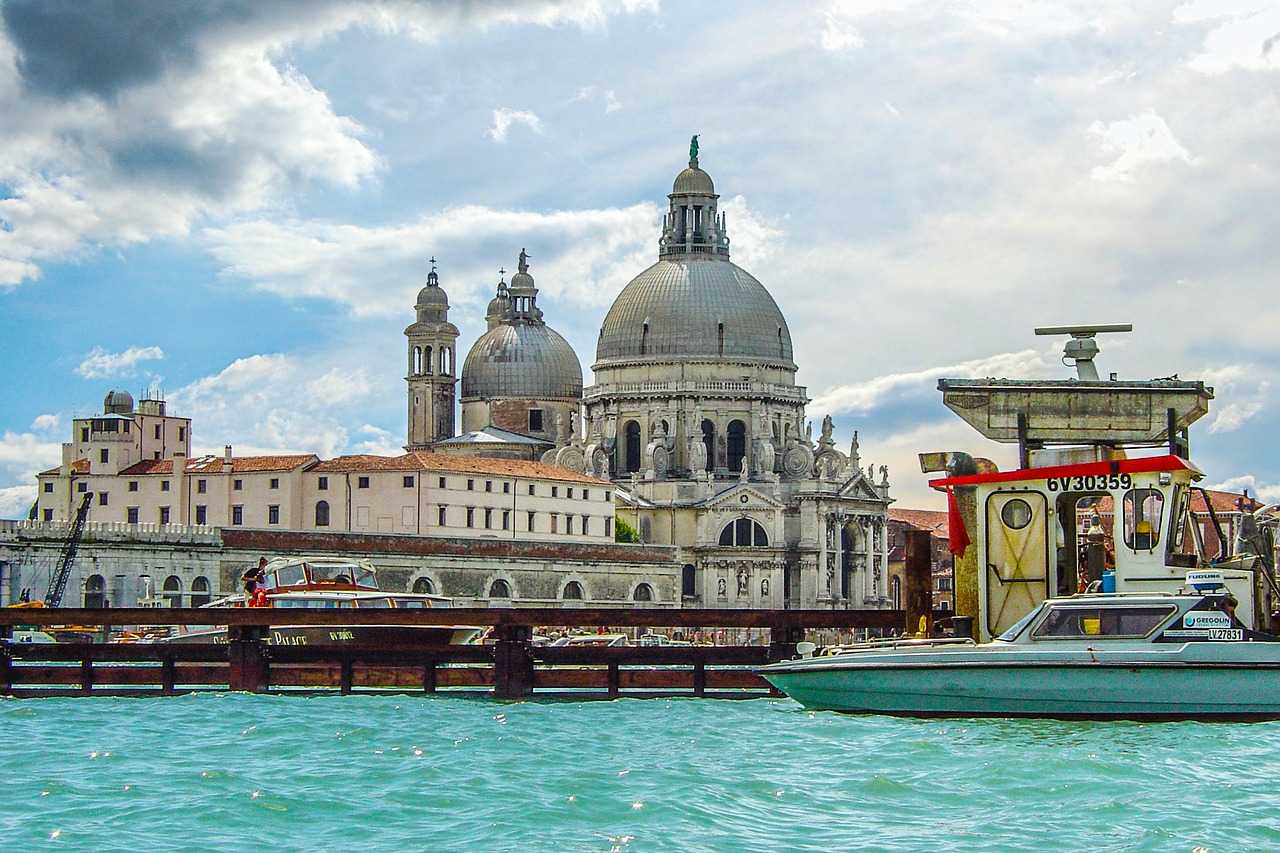 church italy water free photo