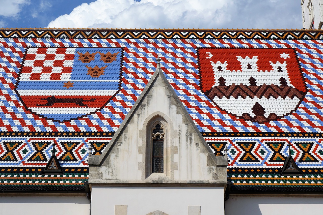 church roof zagreb free photo