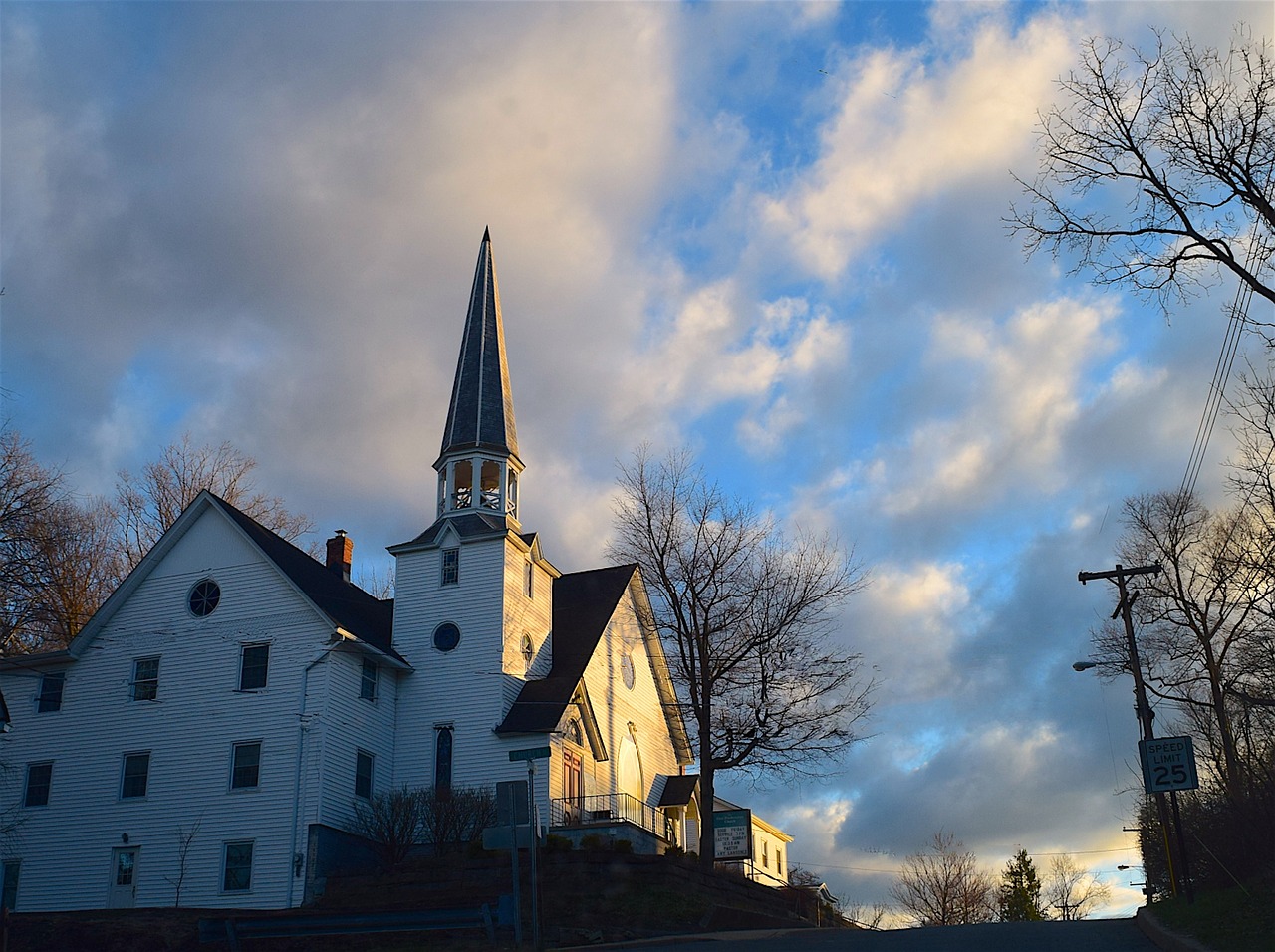 church sunrise light free photo