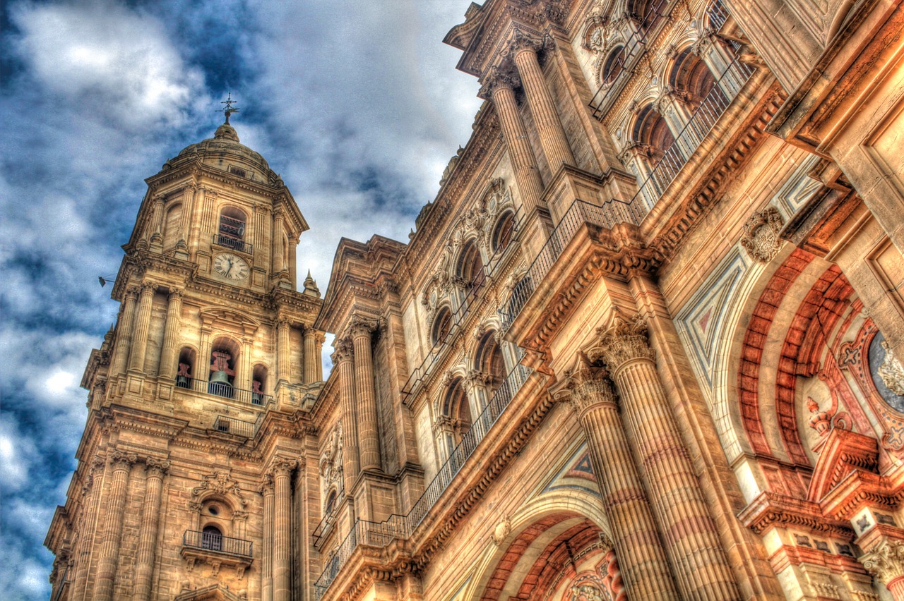 church facade malaga free photo