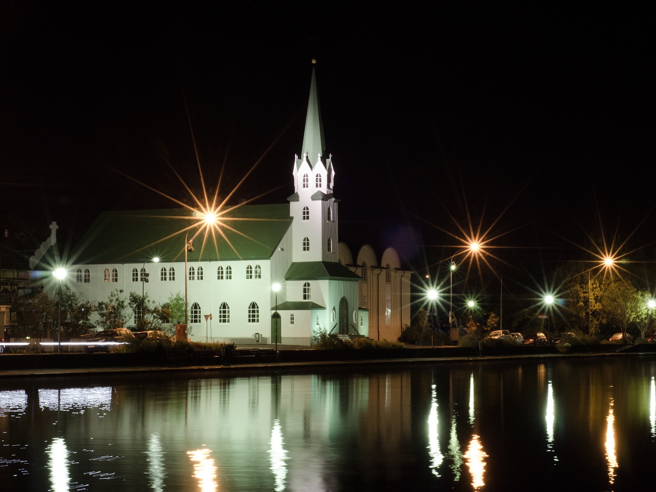 church night reykjavik free photo