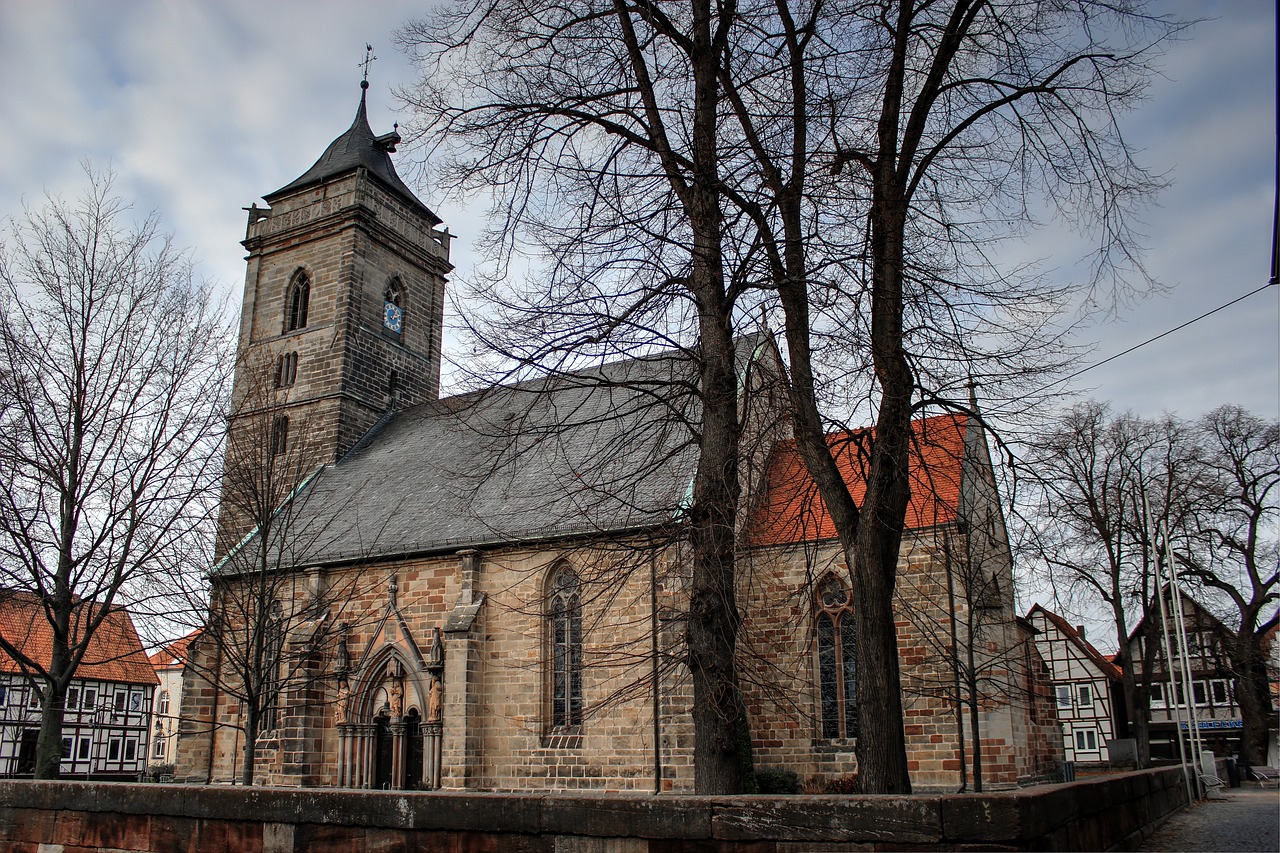 church volkmarsen bell tower free photo