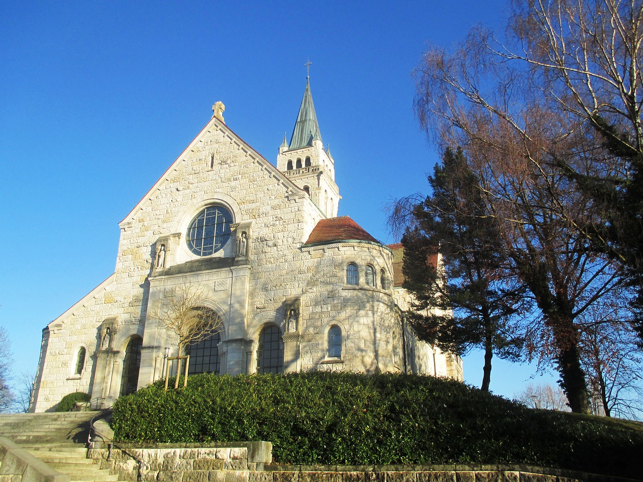 church church on the schlossberg romanshorn free photo