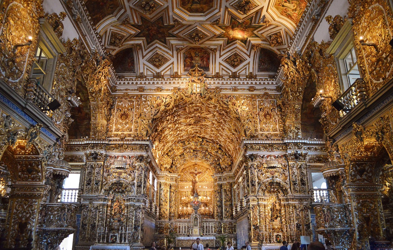 church san francisco pelourinho free photo