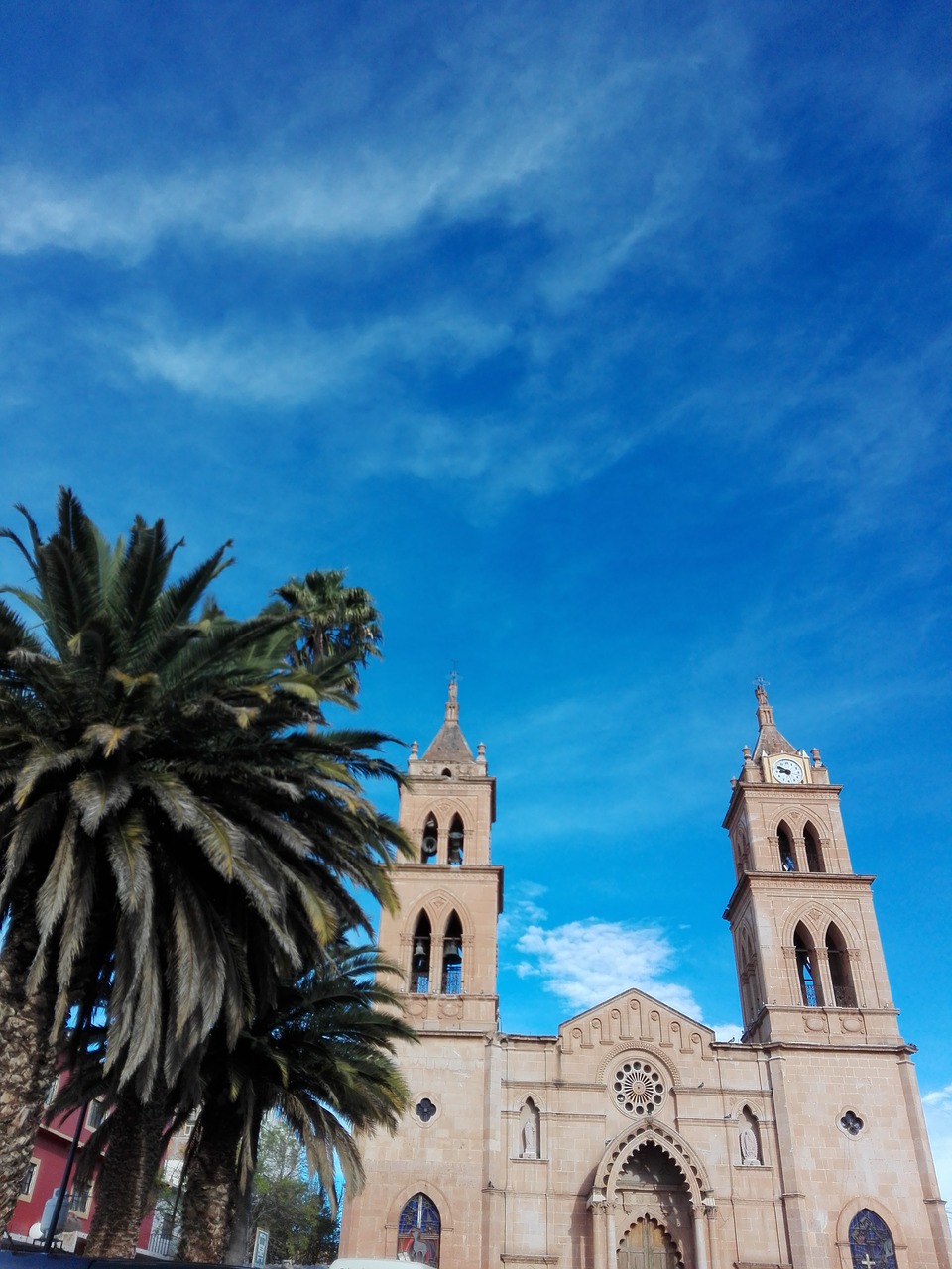 church mexico palm free photo