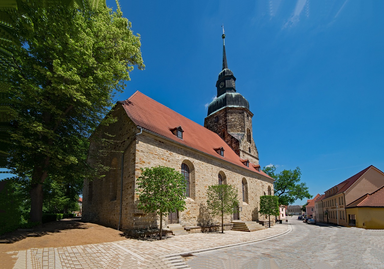 church bad lauchstädt goethe city free photo