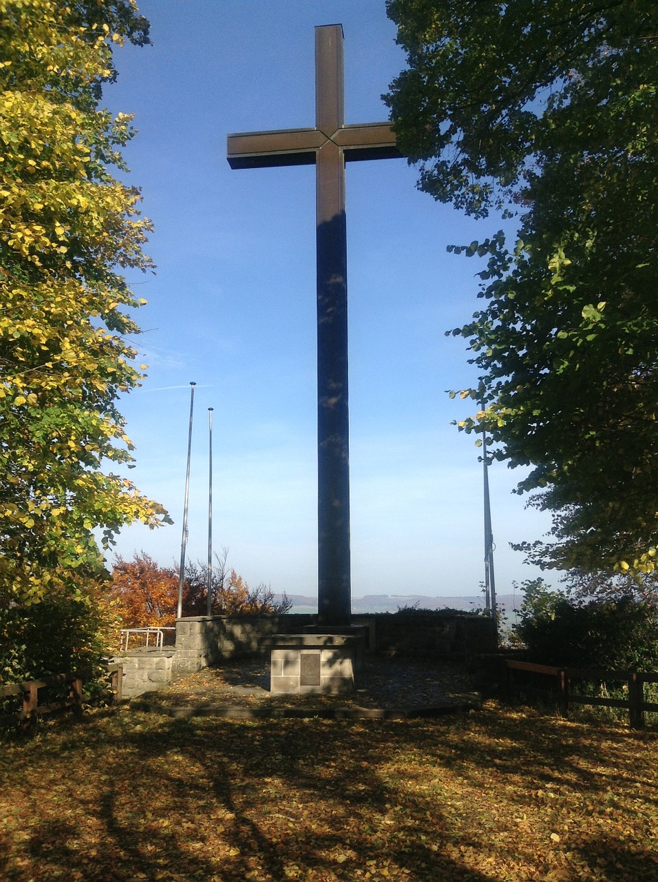 church cross hülfensberg free photo