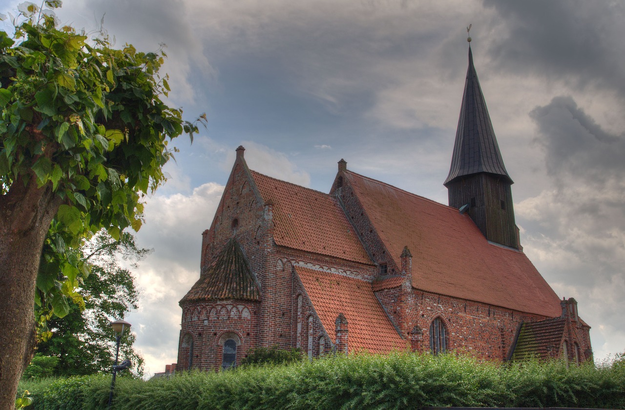 church sky light free photo