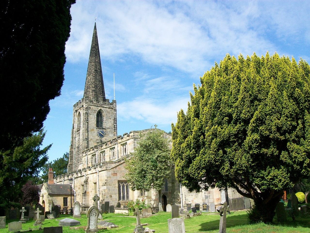 church spire tower free photo