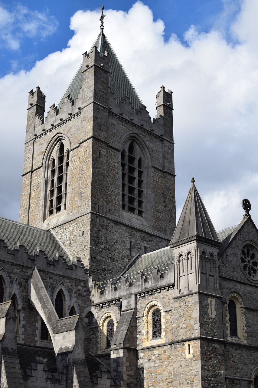 church tower grey free photo