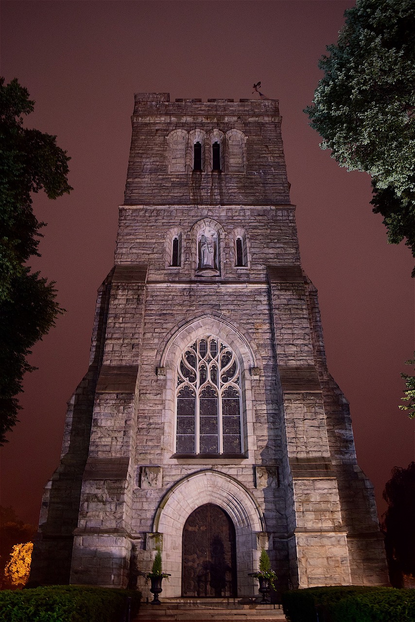 church night lighting free photo