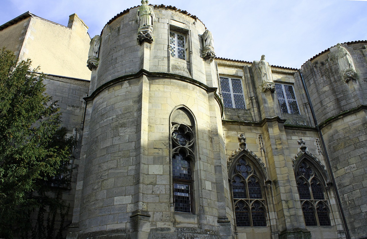 church poitiers windows free photo