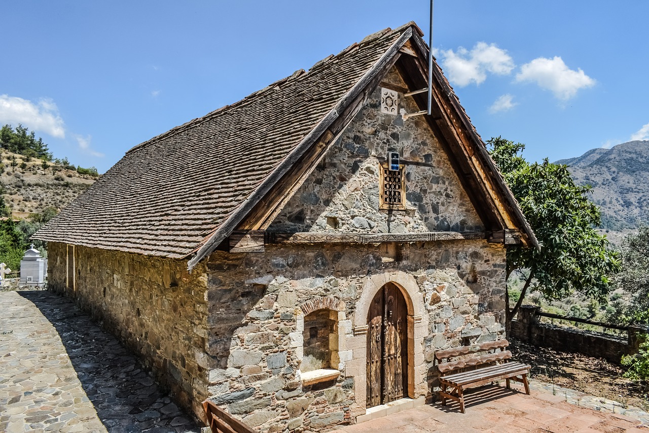 church old stone built free photo