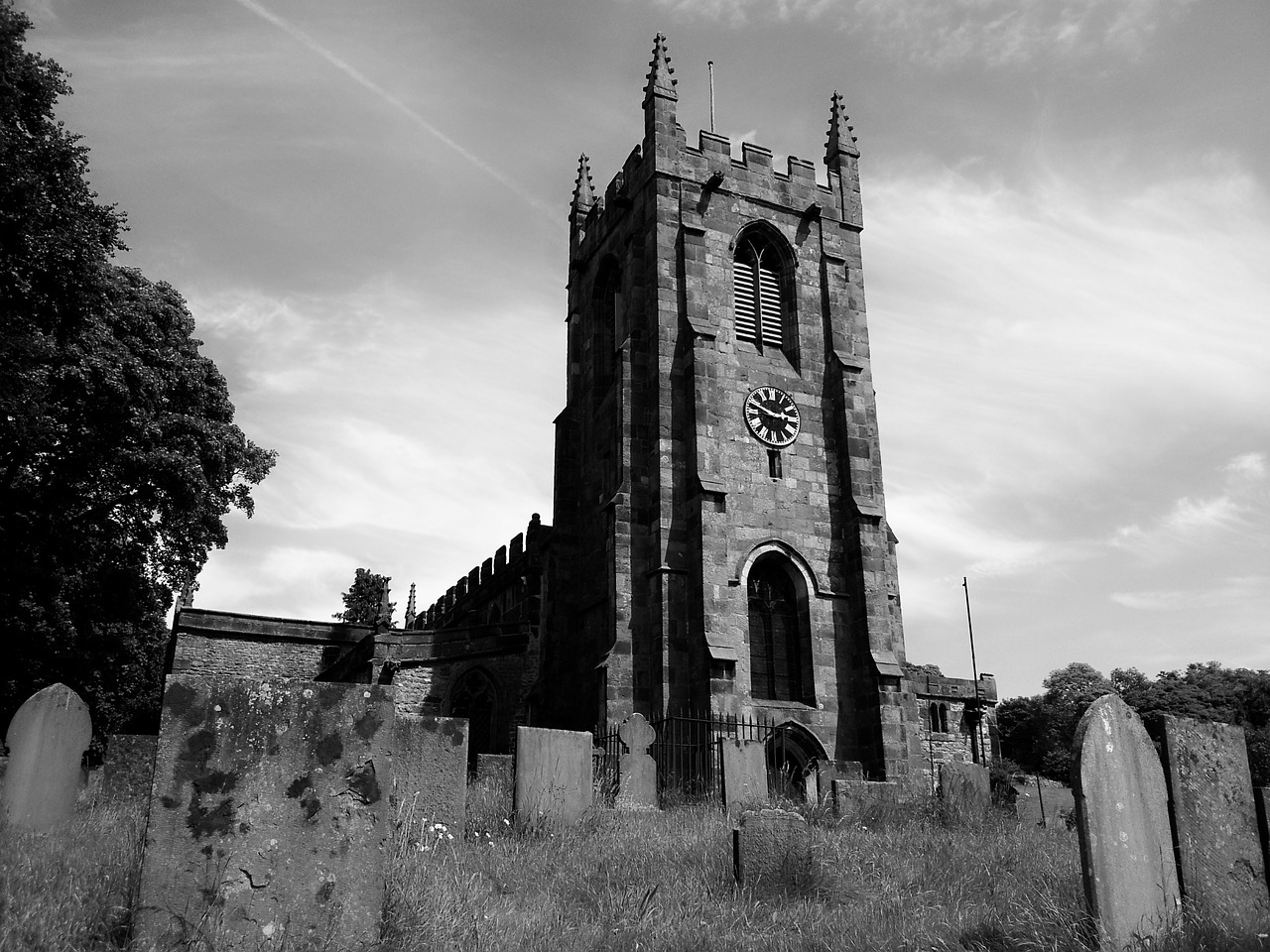 church derbyshire cemetery free photo