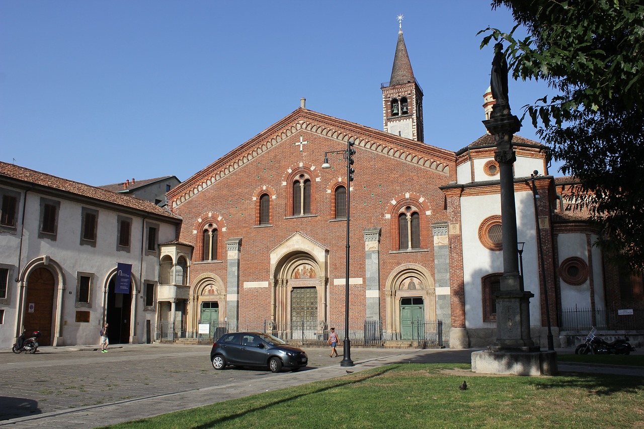 church milan architecture free photo