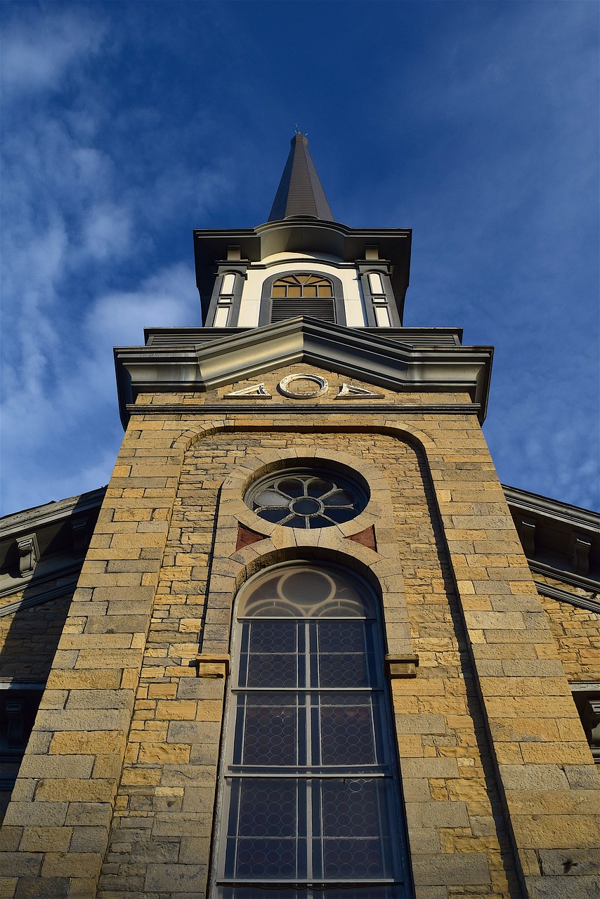 church sunset sunlight free photo