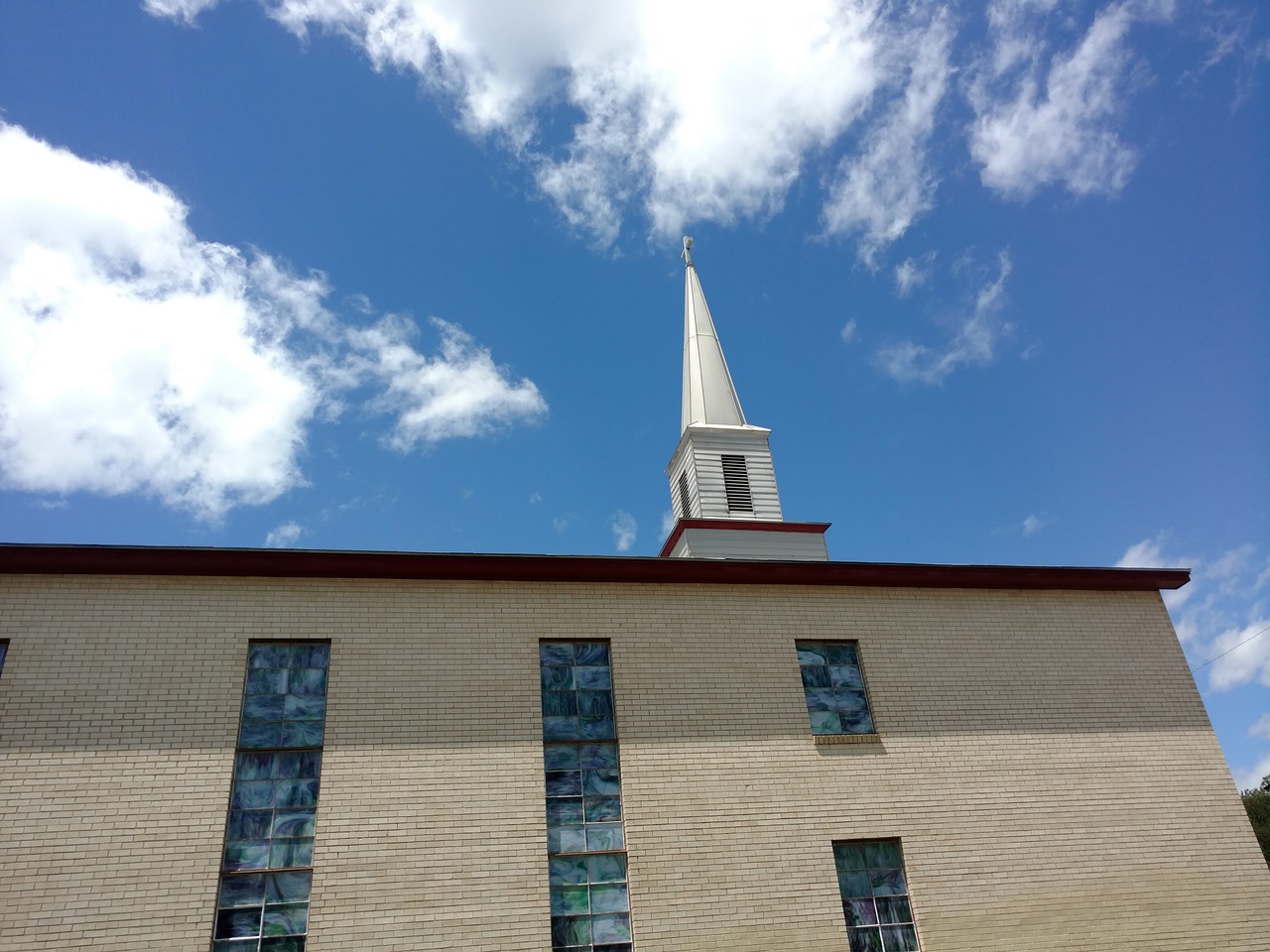 church steeple brick free photo