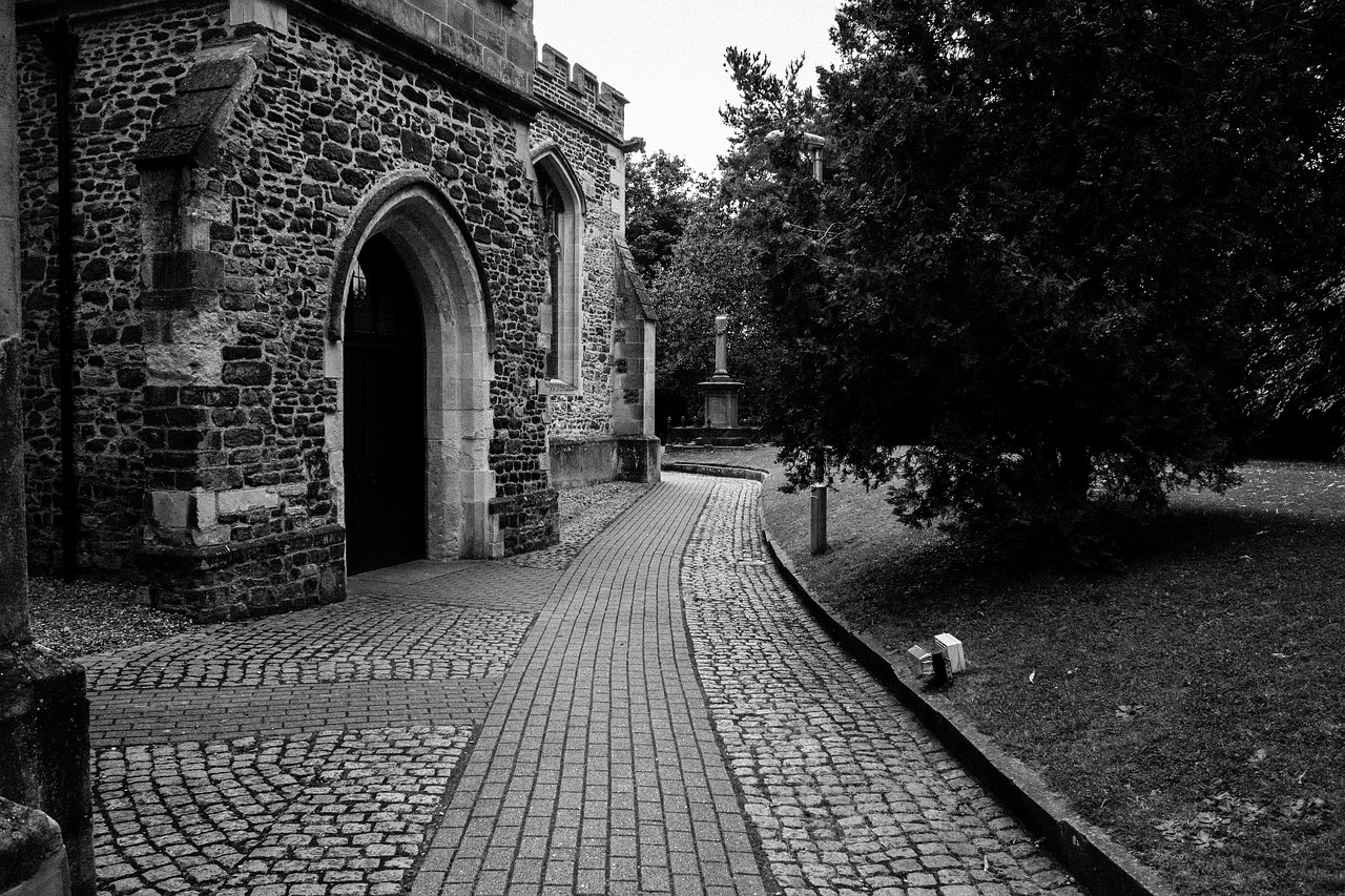 church path old free photo